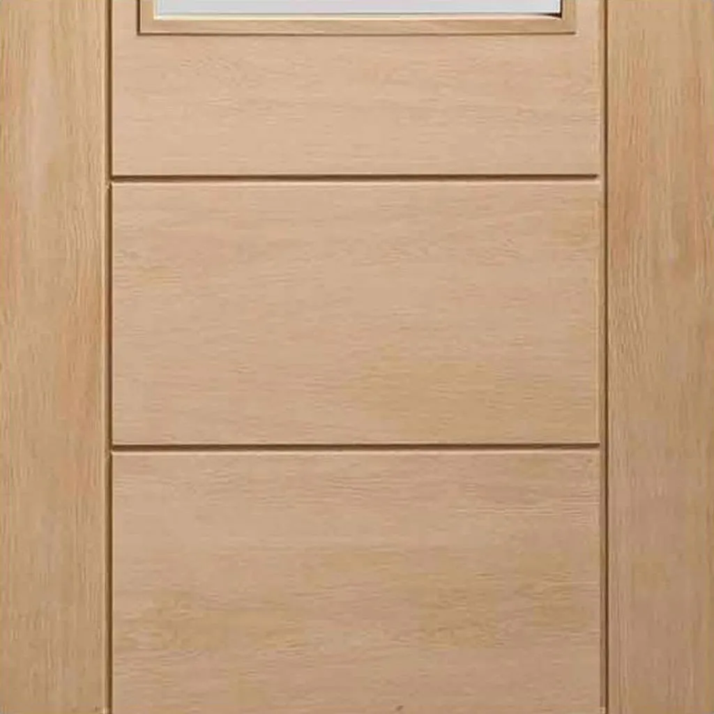 Bespoke Pass-Easi Palermo Oak 2XG Glazed - 2 Sliding Doors and Frame Kit