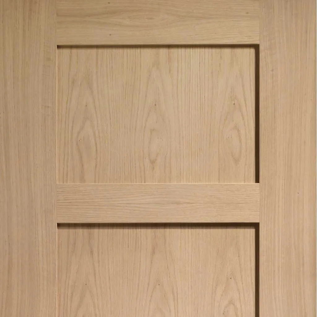 Bespoke Pass-Easi Shaker Oak 4 Panel - 3 Sliding Doors and Frame Kit - Prefinished