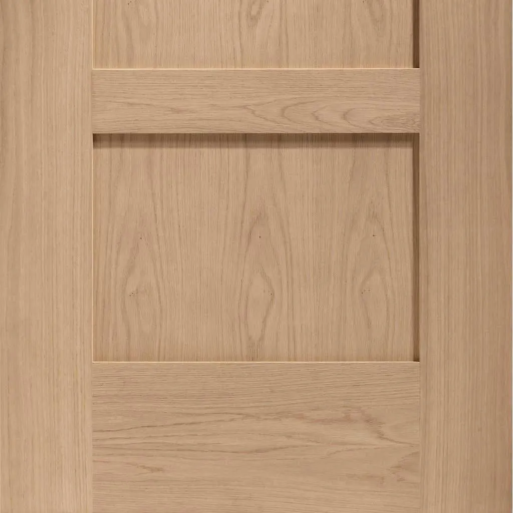 Bespoke Pass-Easi Shaker Oak 4 Panel - 3 Sliding Doors and Frame Kit - Prefinished