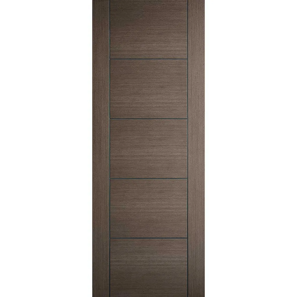 Bespoke Pass-Easi Vancouver Chocolate Grey Door - 3 Sliding Doors and Frame Kit - Prefinished