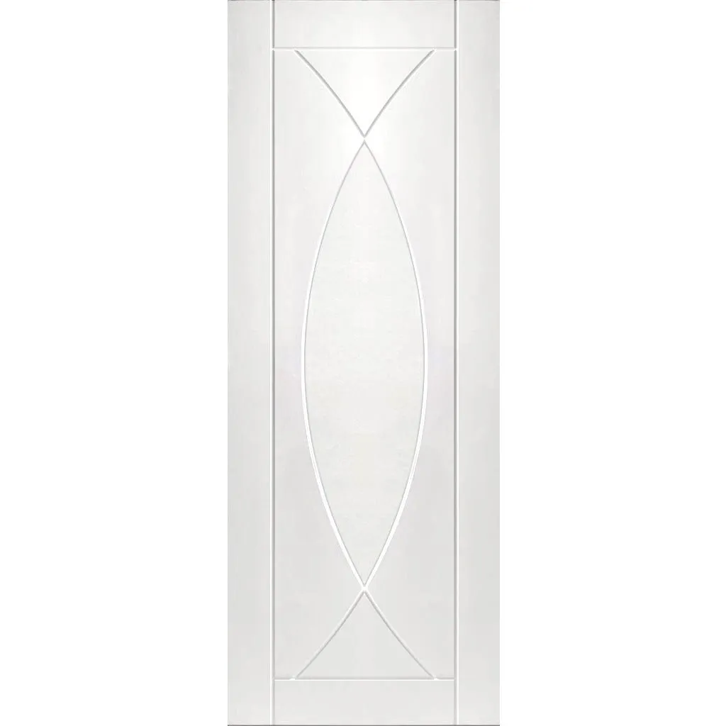 Bespoke Pesaro Flush 3 Door Maximal Wardrobe and Frame Kit - White Primed