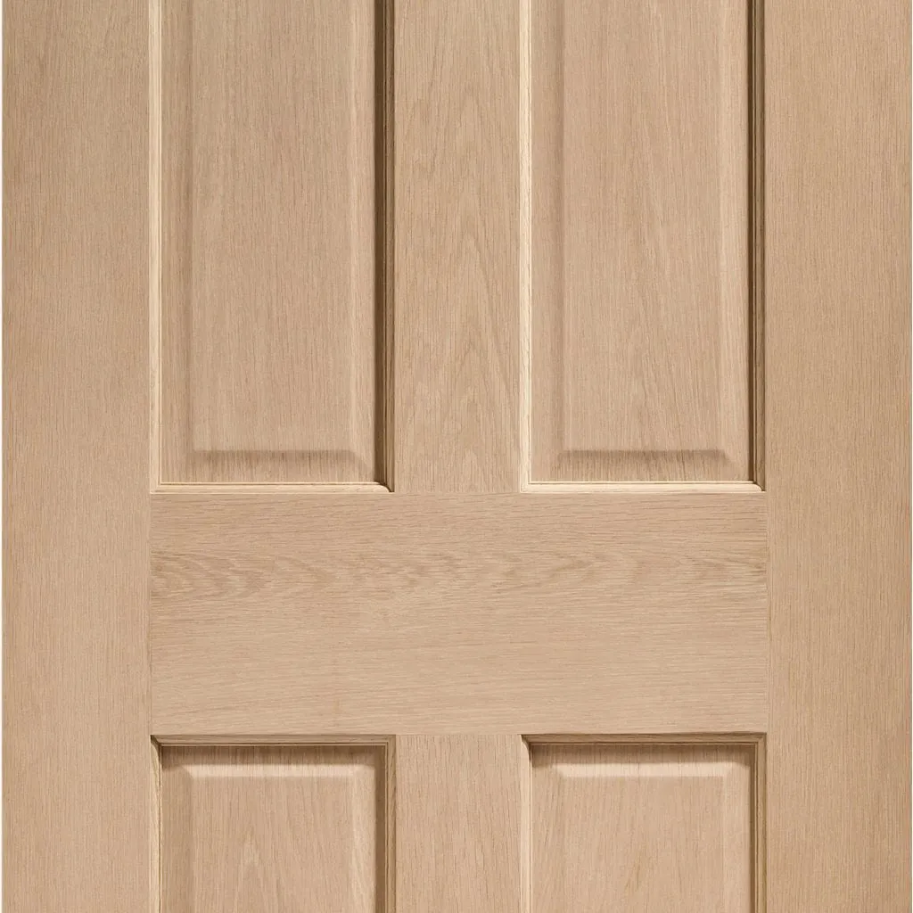 Bespoke Thrufold Colonial Oak 6 Panel Folding 3 0 Door - No Raised Mouldings