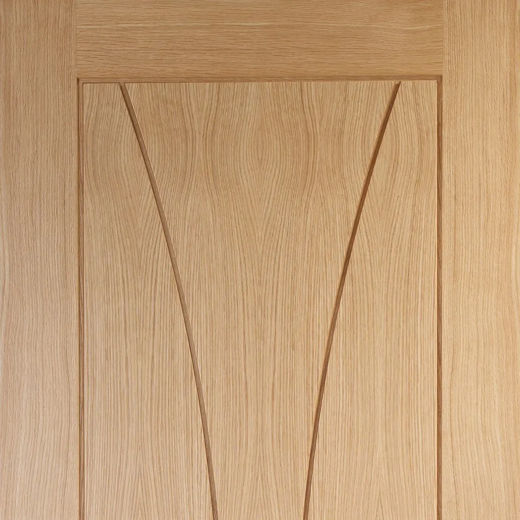 Bespoke Thrufold Verona Oak Flush Folding 2 2 Door