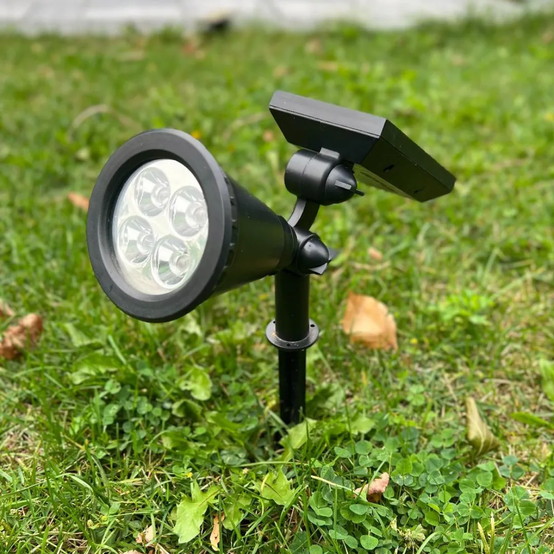 BigM Wireless RGB Color Changing Solar Spotlights for Landscaping