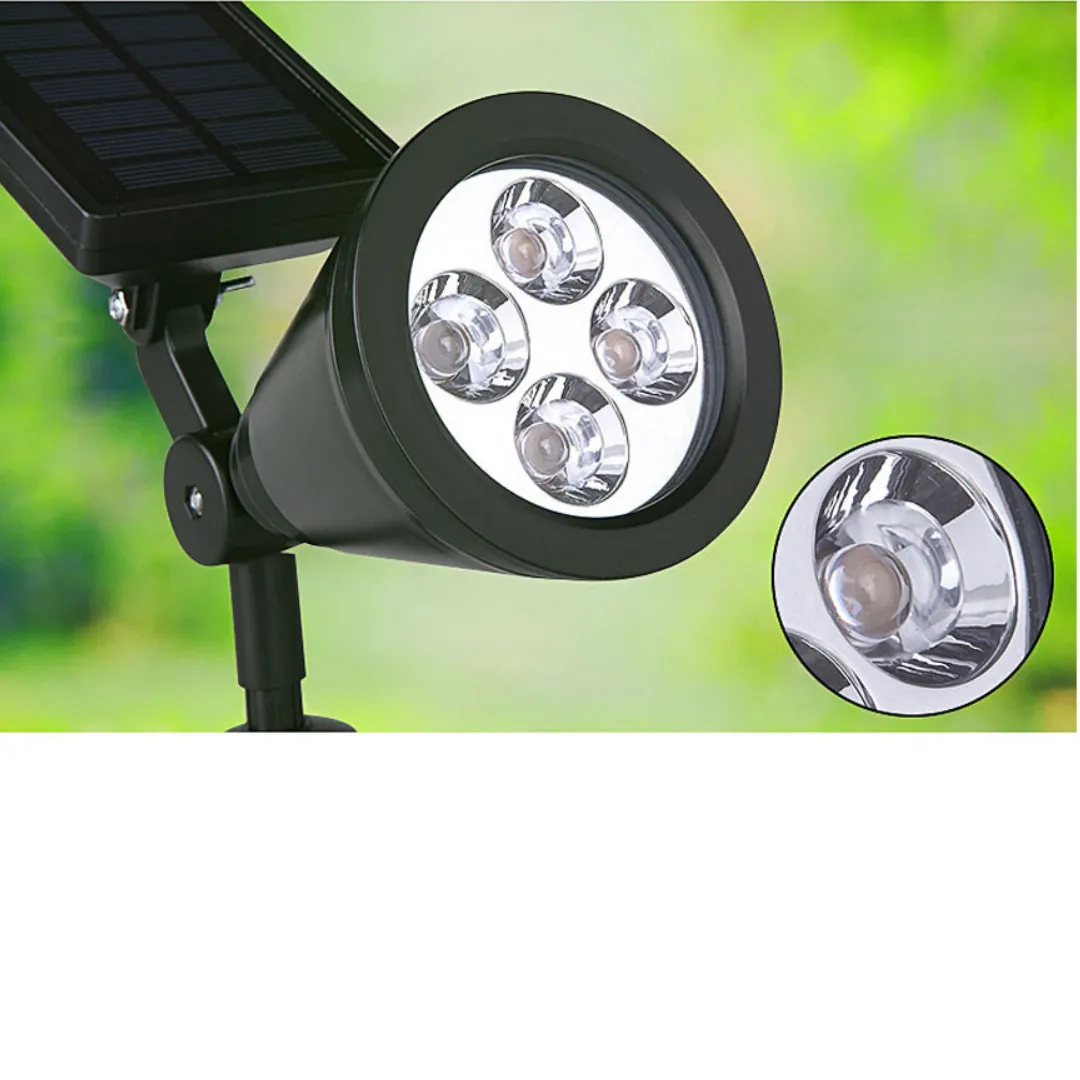 BigM Wireless RGB Color Changing Solar Spotlights for Landscaping