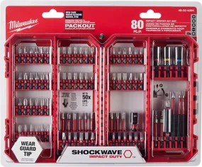 Bit Set - Milwaukee SHOCKWAVE Impact Duty™ Driver Bit Set - 80PC, 48-32-4094