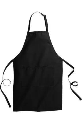 Black Butcher Apron (2 Pockets)