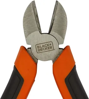 Black Decker, 160mm Bimaterial Steel Diagonal Cutting Pliers,BDHT81584