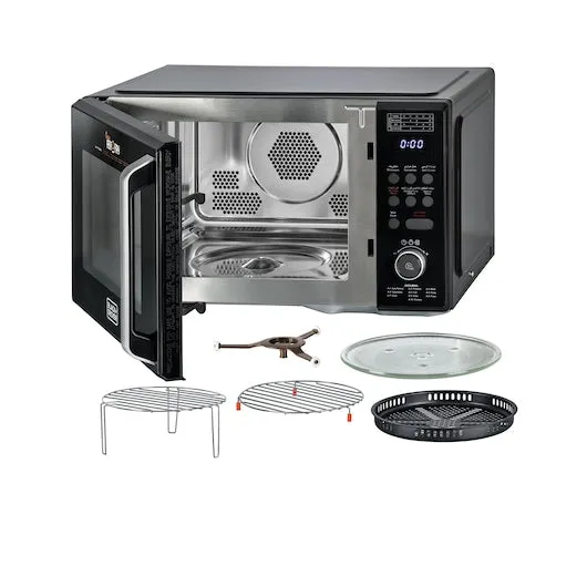 Black Decker 29 Litres 4 in 1 Oven Aerofry - Microwave   Grill   Convection   Airfryer, MZAF2910