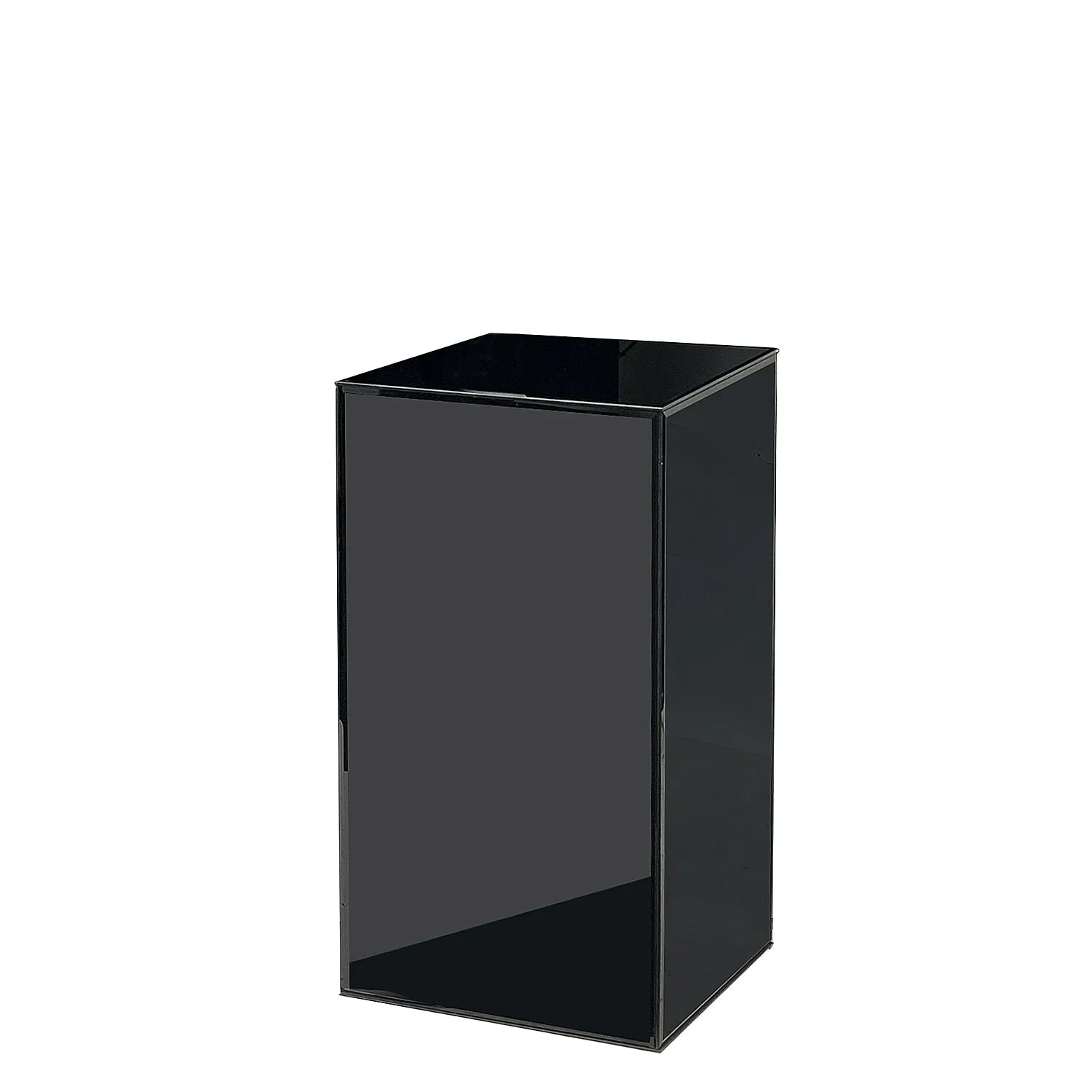 Black Glass Display Column / Pedestal