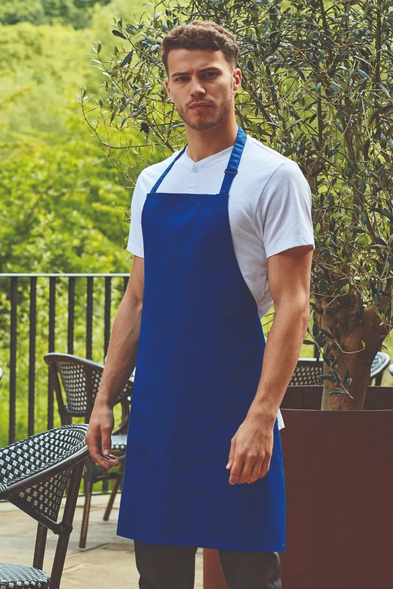 Black Sustainable Bib Apron (No Pockets)