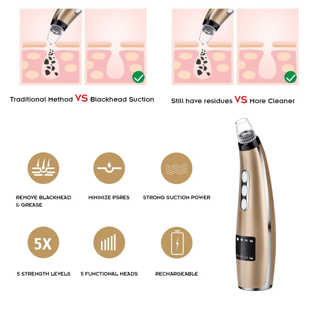 Blackhead Remover Face Clean Pore Vacuum Acne