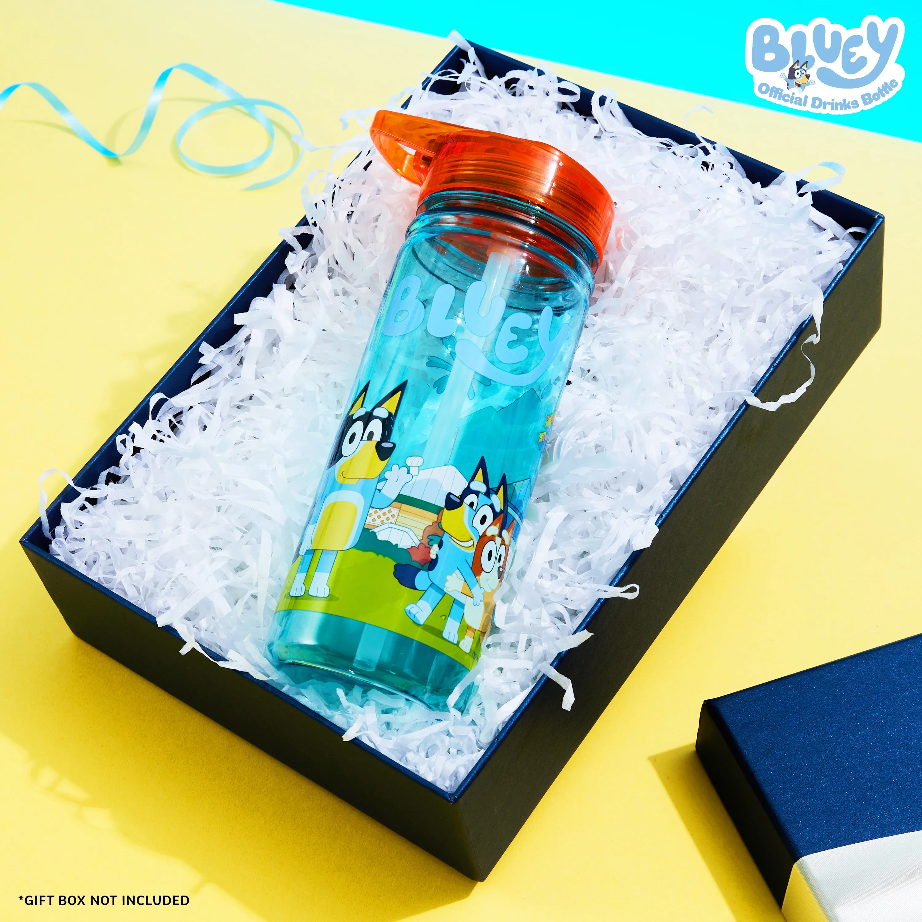 Bluey Water Bottle Kids 580ml Water Bottle with Straw BPA Free