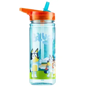 Bluey Water Bottle Kids 580ml Water Bottle with Straw BPA Free