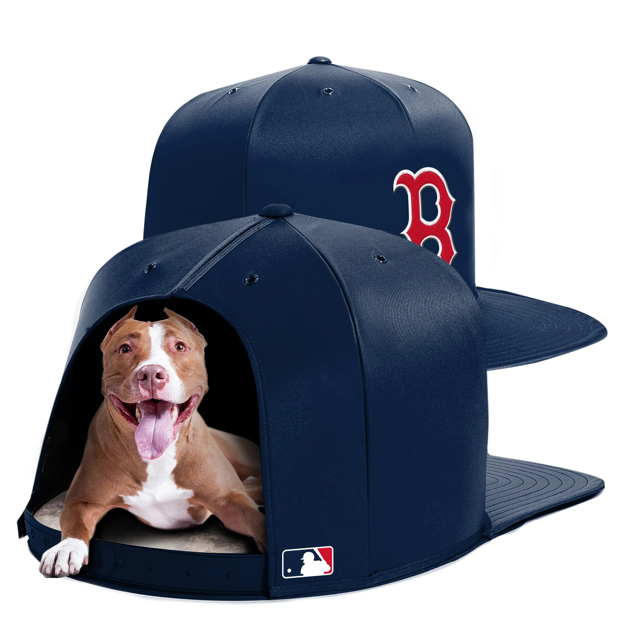 BOSTON RED SOX NAP CAP PREMIUM DOG BED