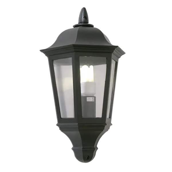 Bright Star Lighting L9009 BLACK Half Lantern