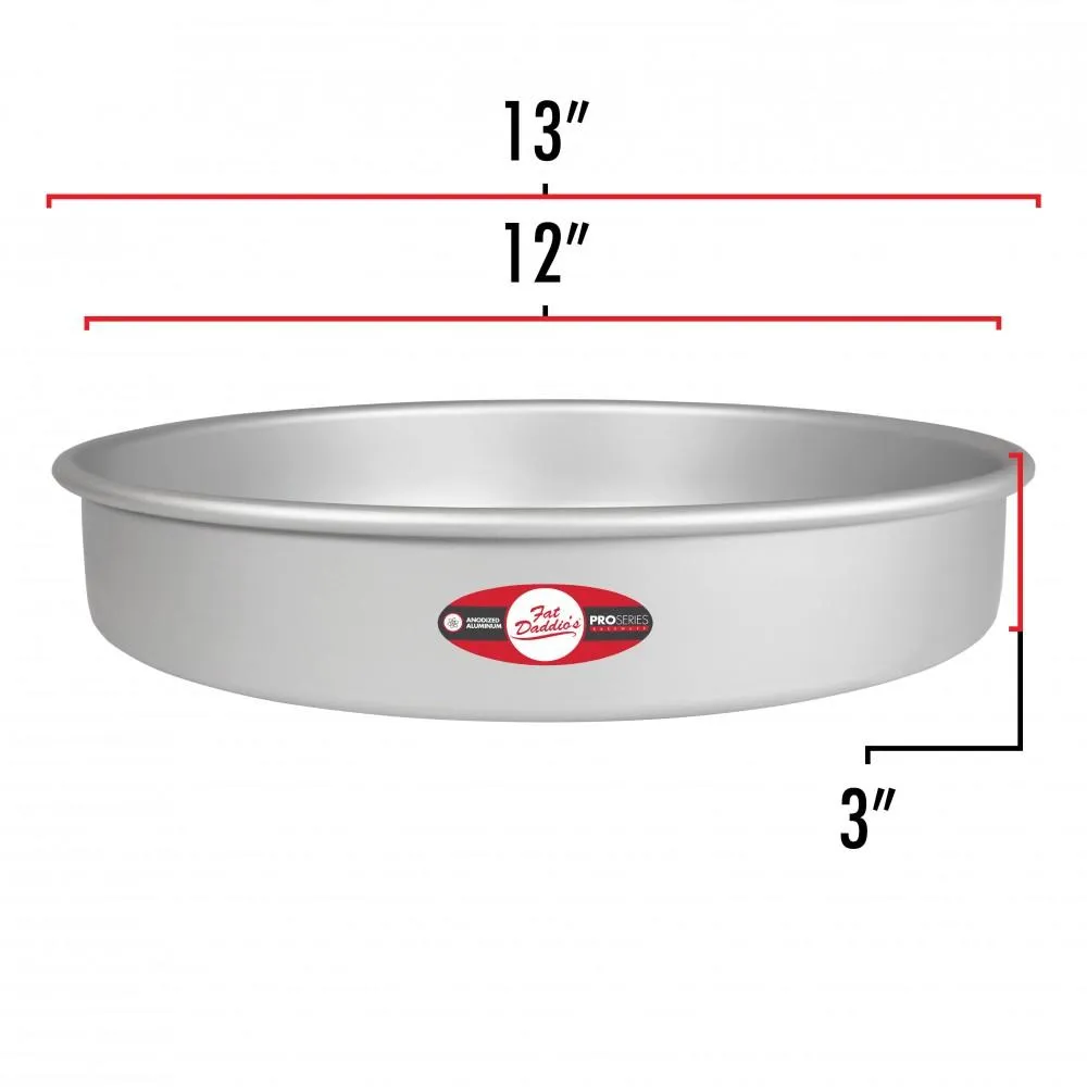 Cake Pan 12x3 Fixed Bottom