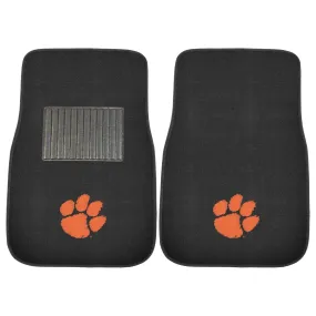 Clemson Tigers Embroidered Car Mat Set - 2 Pieces