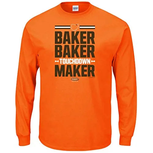 Cleveland Pro Football Apparel | Shop Unlicensed Cleveland Gear | Baker Baker Touchdown Maker Shirt