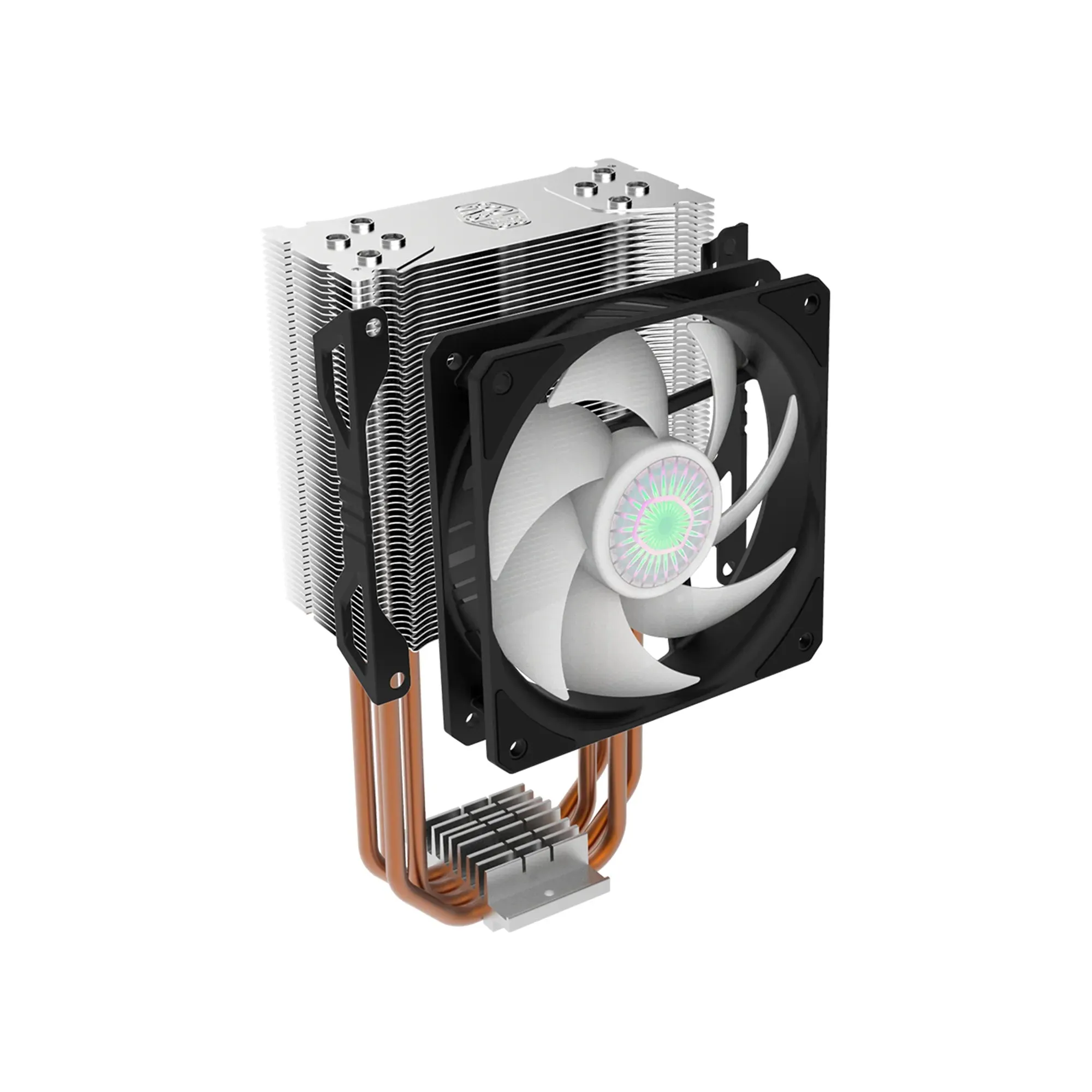 CM Cooler Hyper 212  Spectrum Tower; 120mm RGB Fan; Included RGB Controller; Upgradable to Dual Fan; 4 Heat Pipes.