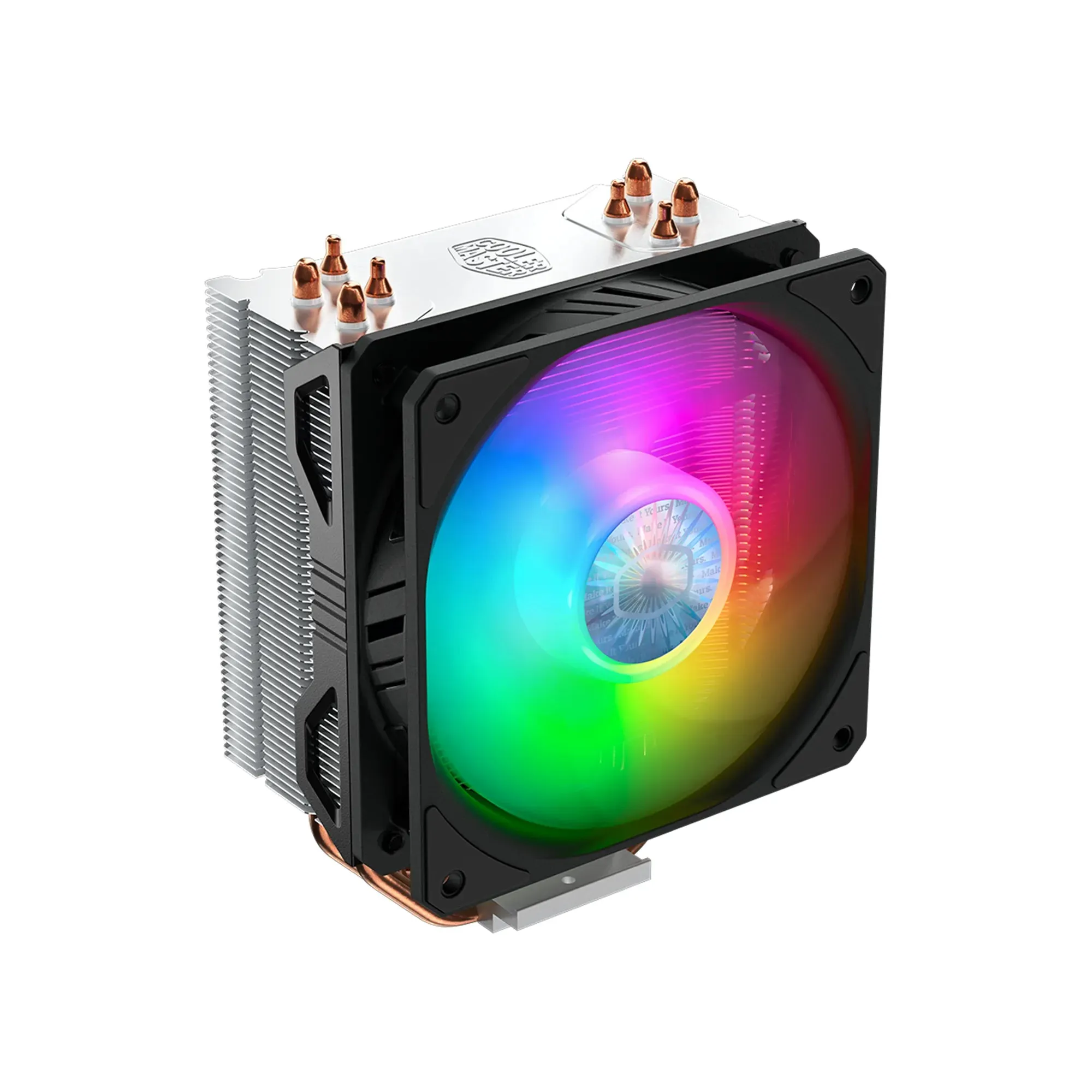 CM Cooler Hyper 212  Spectrum Tower; 120mm RGB Fan; Included RGB Controller; Upgradable to Dual Fan; 4 Heat Pipes.