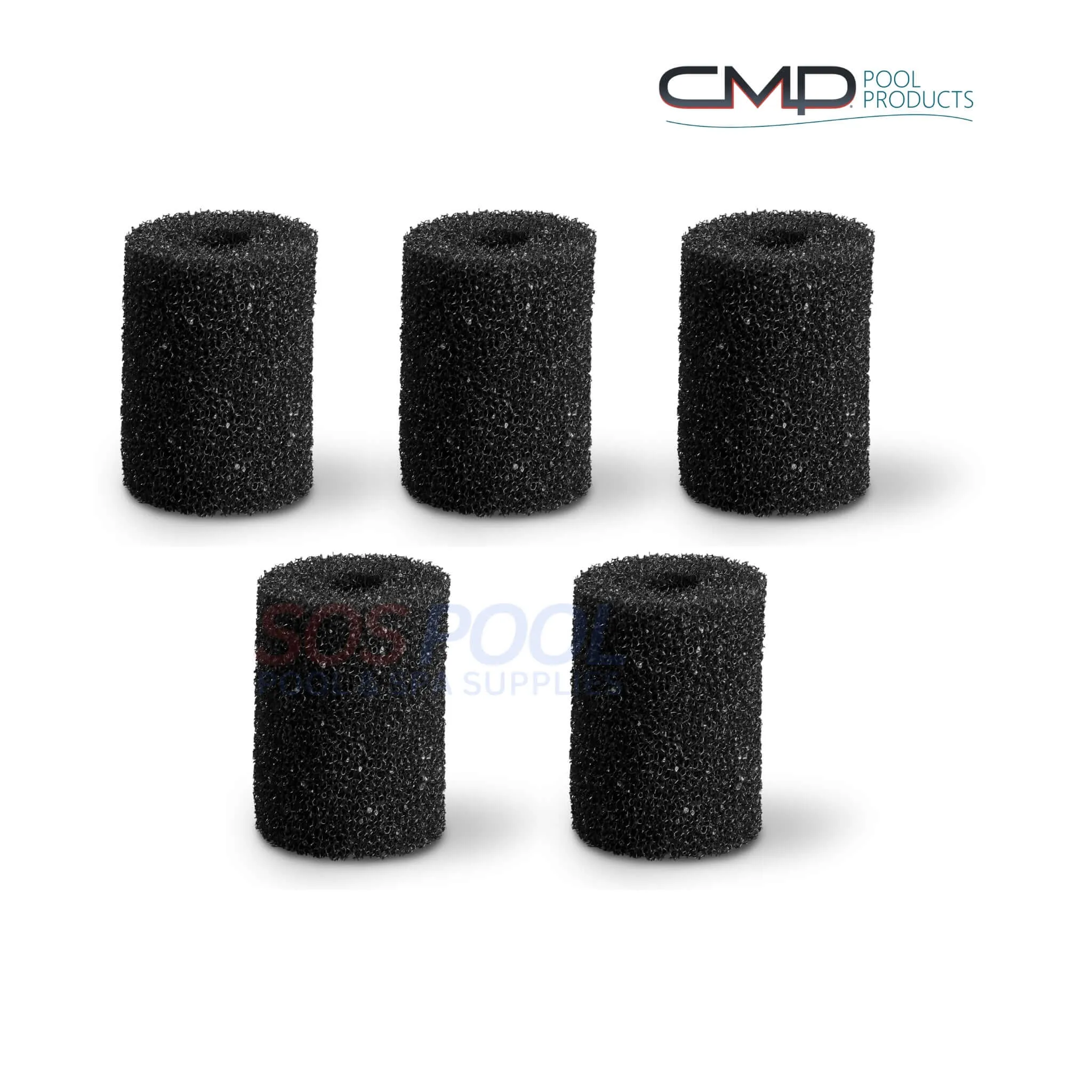 CMP Sweep Hose Scrubber For Polaris Cleaners | 5 Pack | Black | 9-100-3105 | 25563-300-500