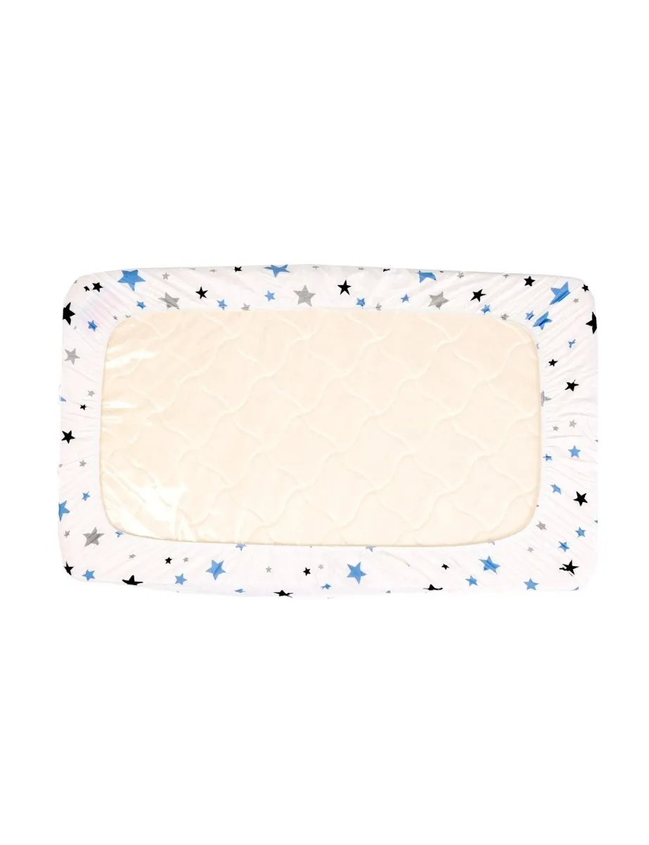 Combo of Baby Crib Sheet - Sleep Under The Stars and My Sea World