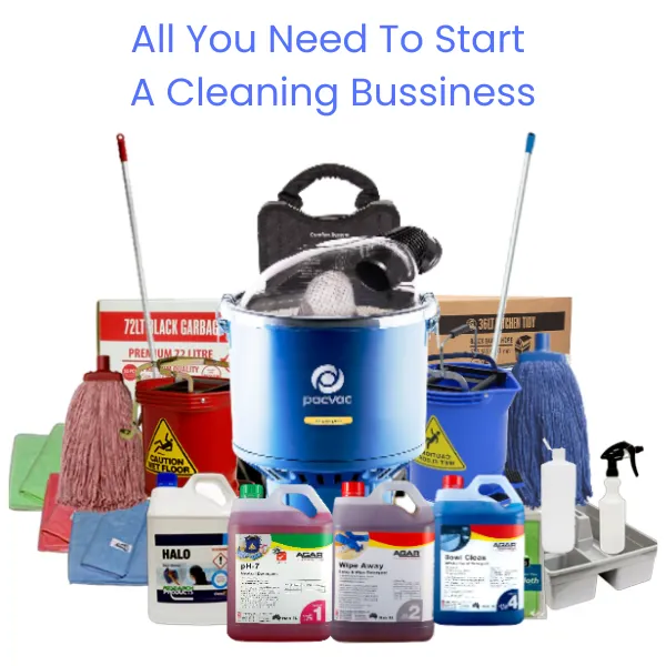 Commercial Cleaning Start-up Kit | Pacvac Superpro Commercial Vacuum