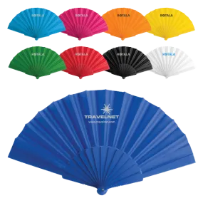 Concertina Hand Fans - Unprinted sample