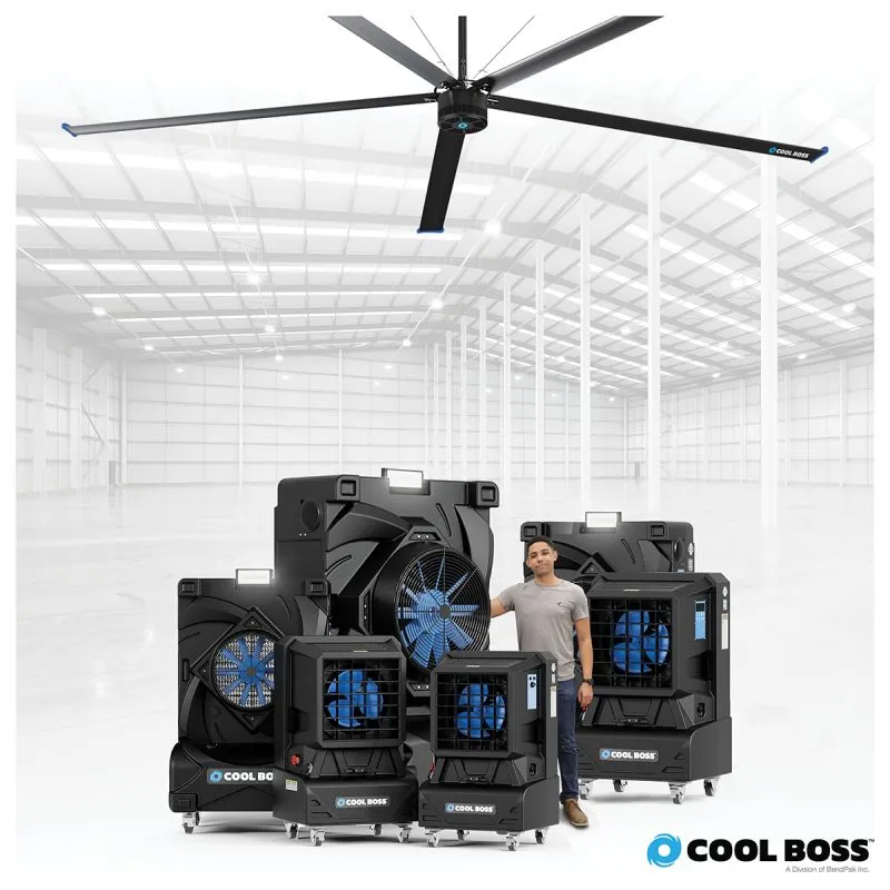 Cool Boss™ CB-20HVLS HVLS Industrial Ceiling Fan - 20 ft.