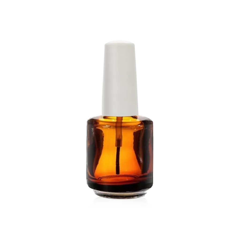 Cre8tion Empty Glass AMBER Bottle, Blank, 0.5oz, 26045 (Packing: 288 pcs/case)