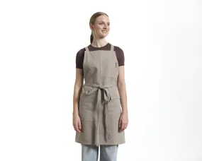 Crossback Apron with Pockets, Gardening Apron and Serving Aprons | Eco-Friendly