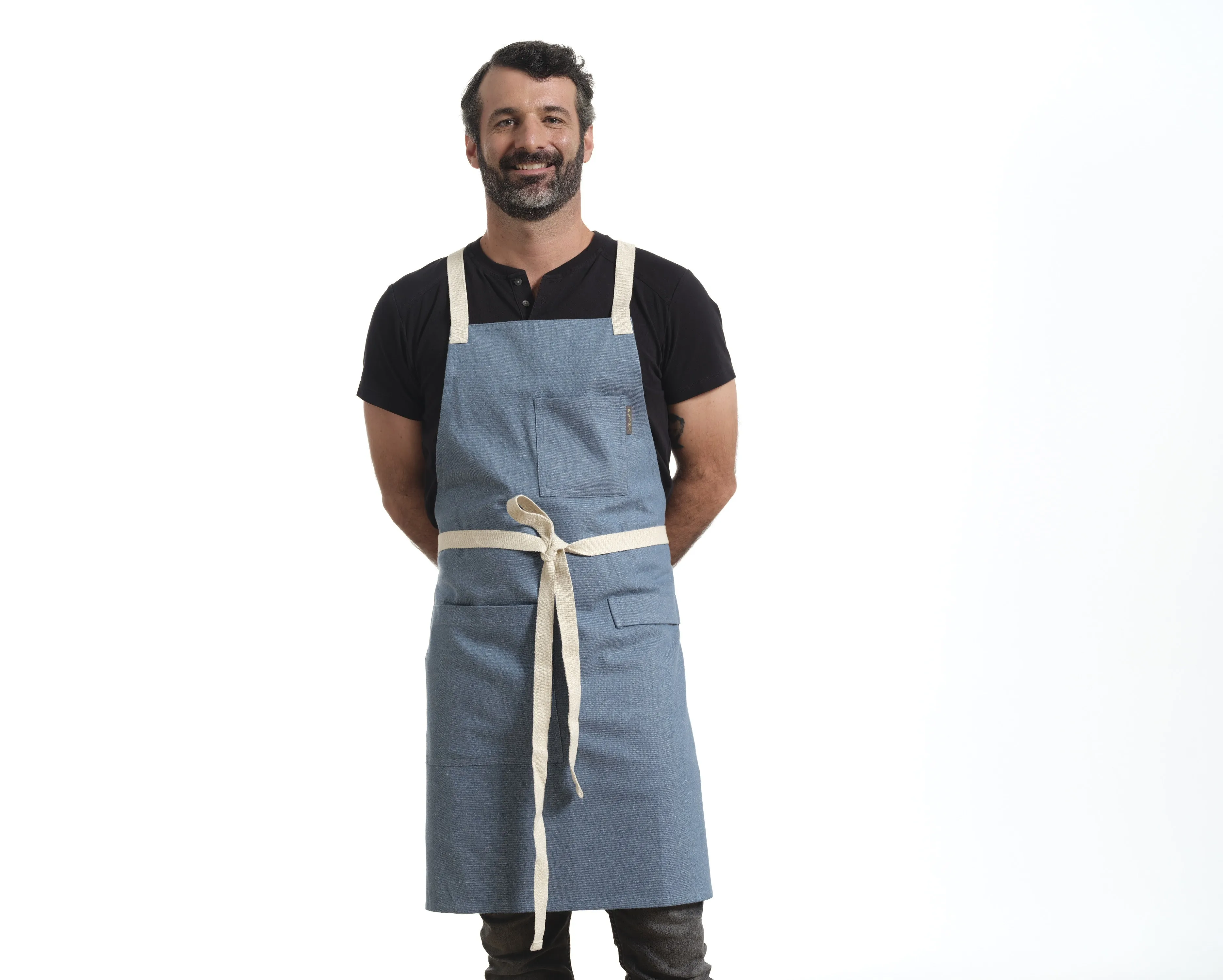 Crossback Apron with Pockets, Gardening Apron and Serving Aprons | Eco-Friendly