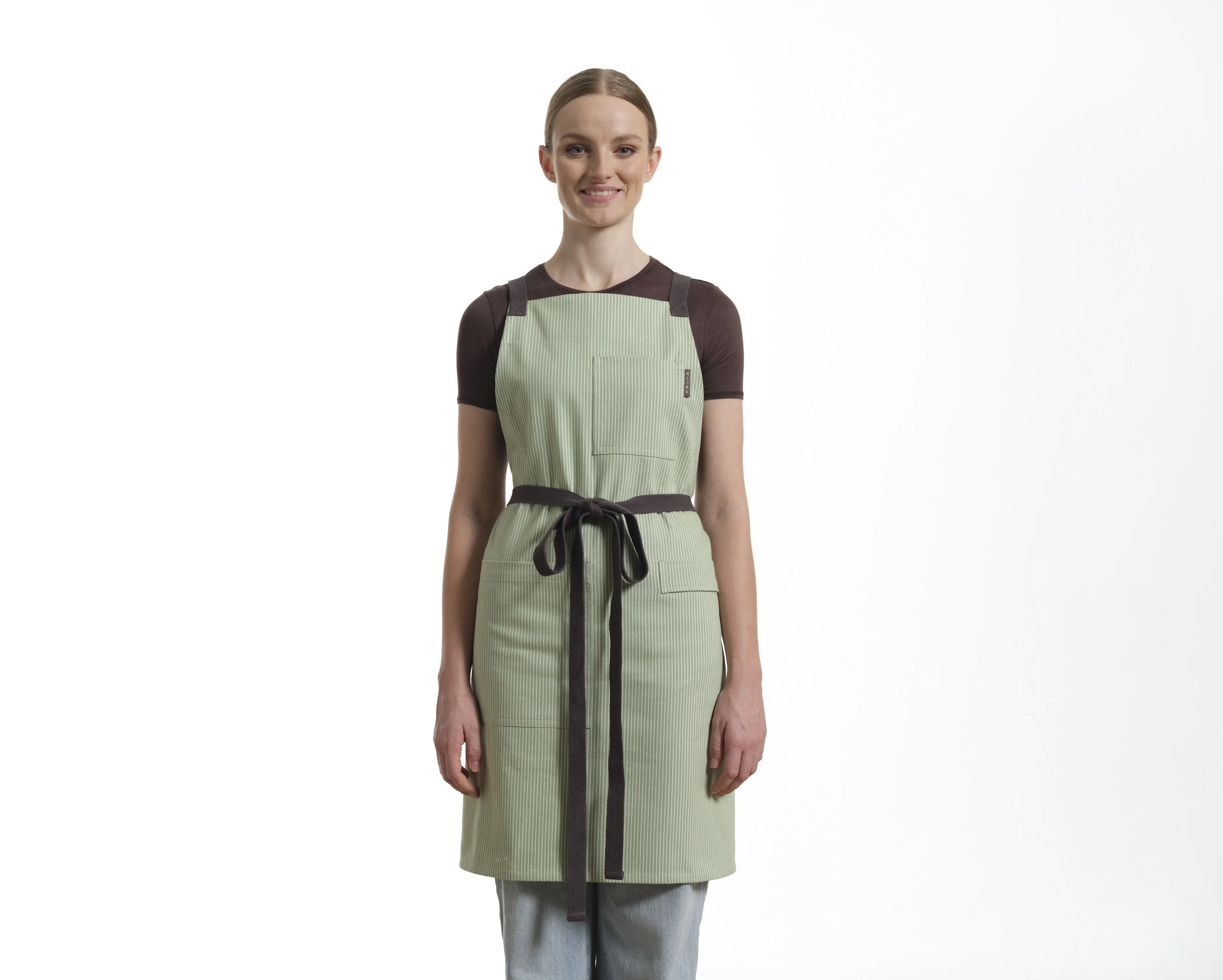 Crossback Apron with Pockets, Gardening Apron and Serving Aprons | Eco-Friendly