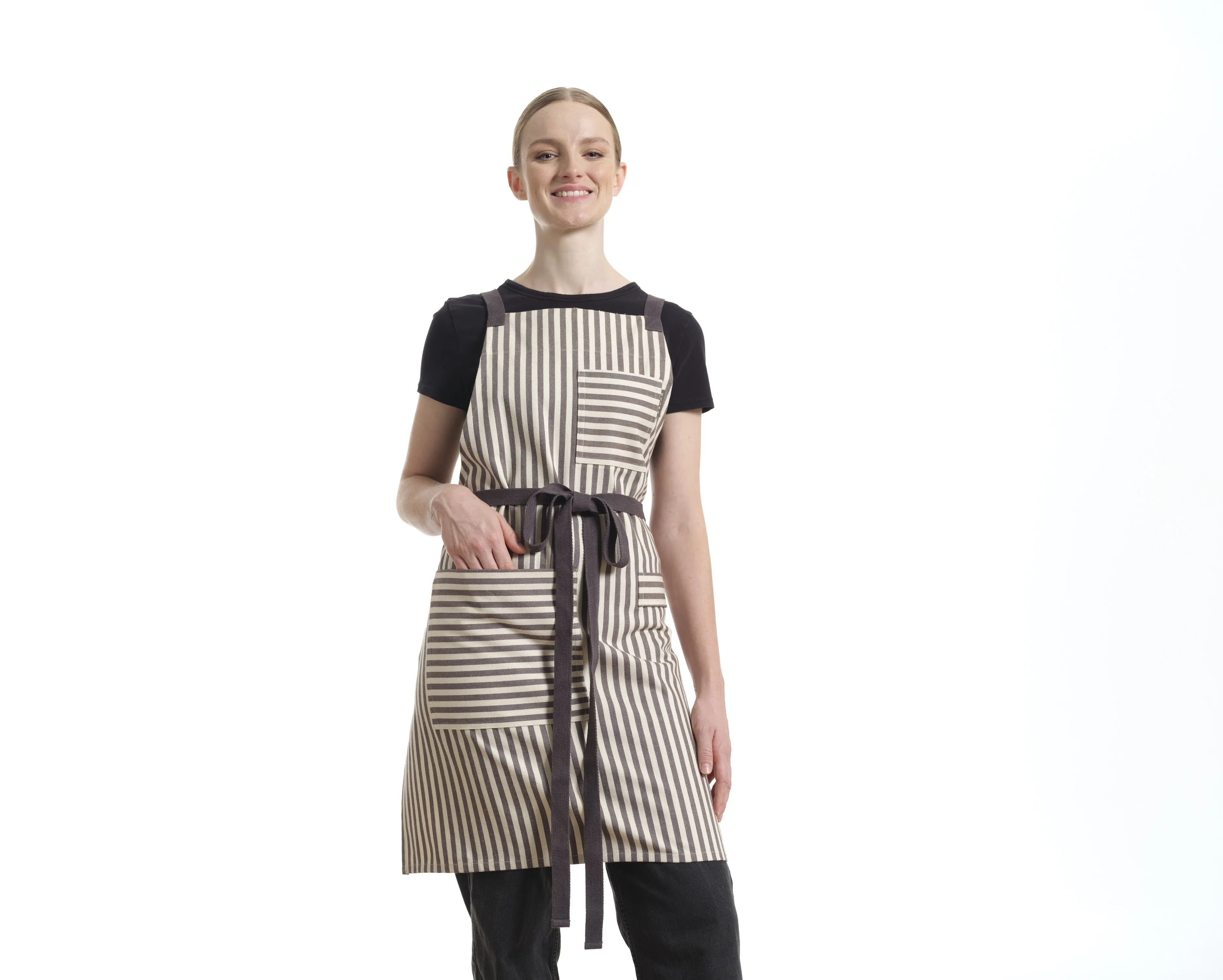 Crossback Apron with Pockets, Gardening Apron and Serving Aprons | Eco-Friendly