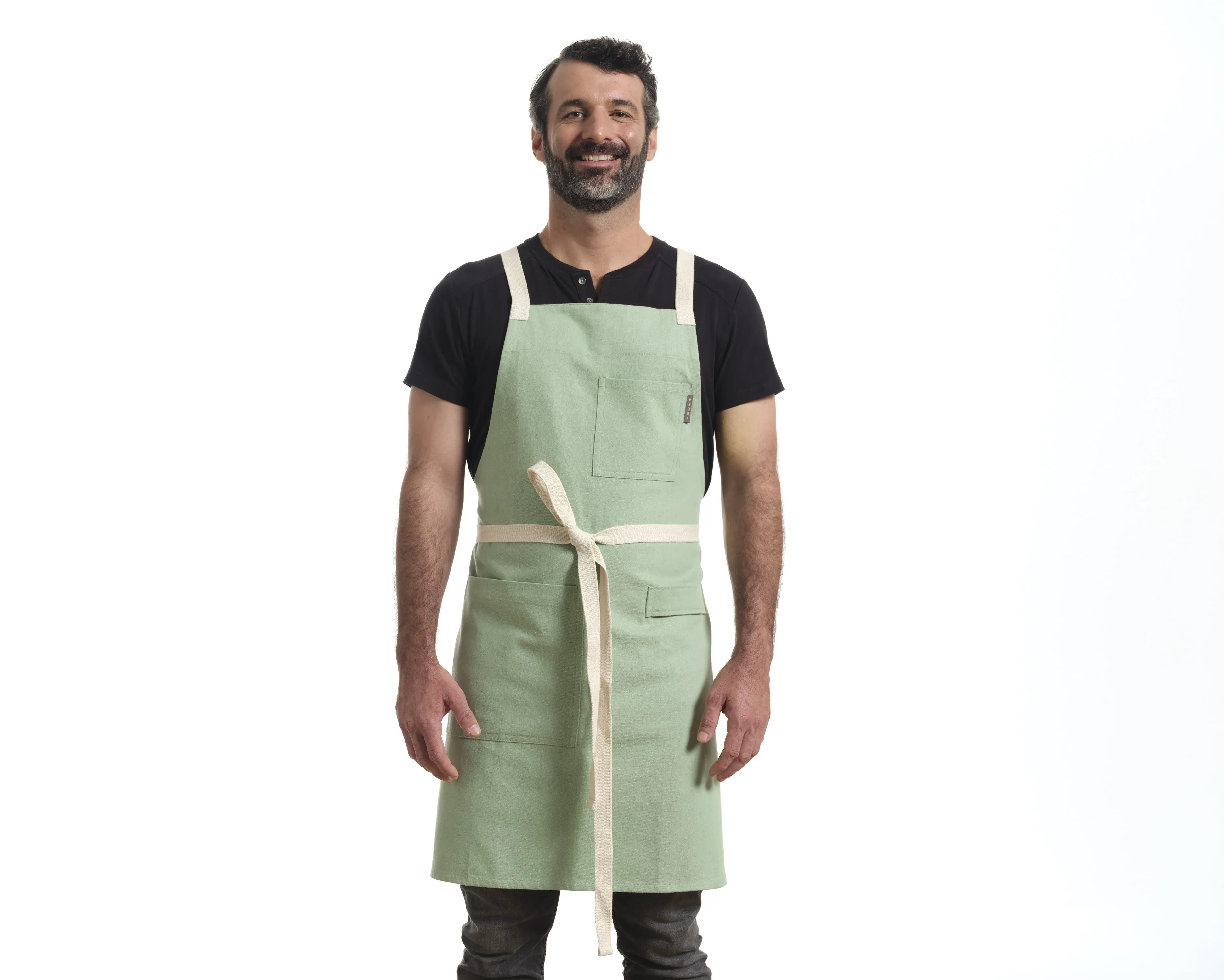 Crossback Apron with Pockets, Gardening Apron and Serving Aprons | Eco-Friendly