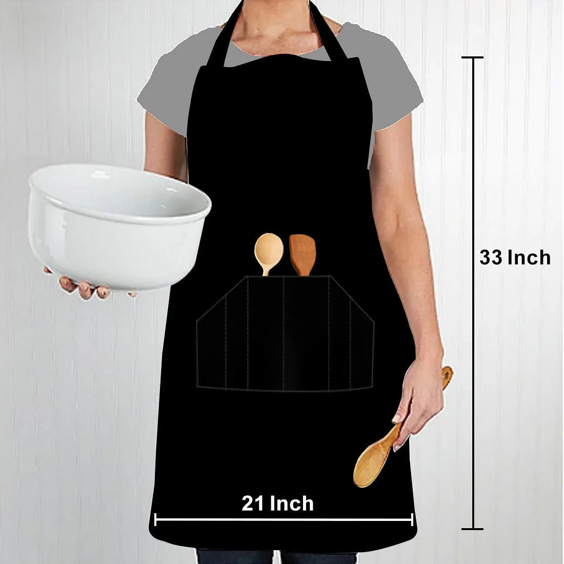 Customized Apron for Kitchen With Name Baking Cooking - Spoon