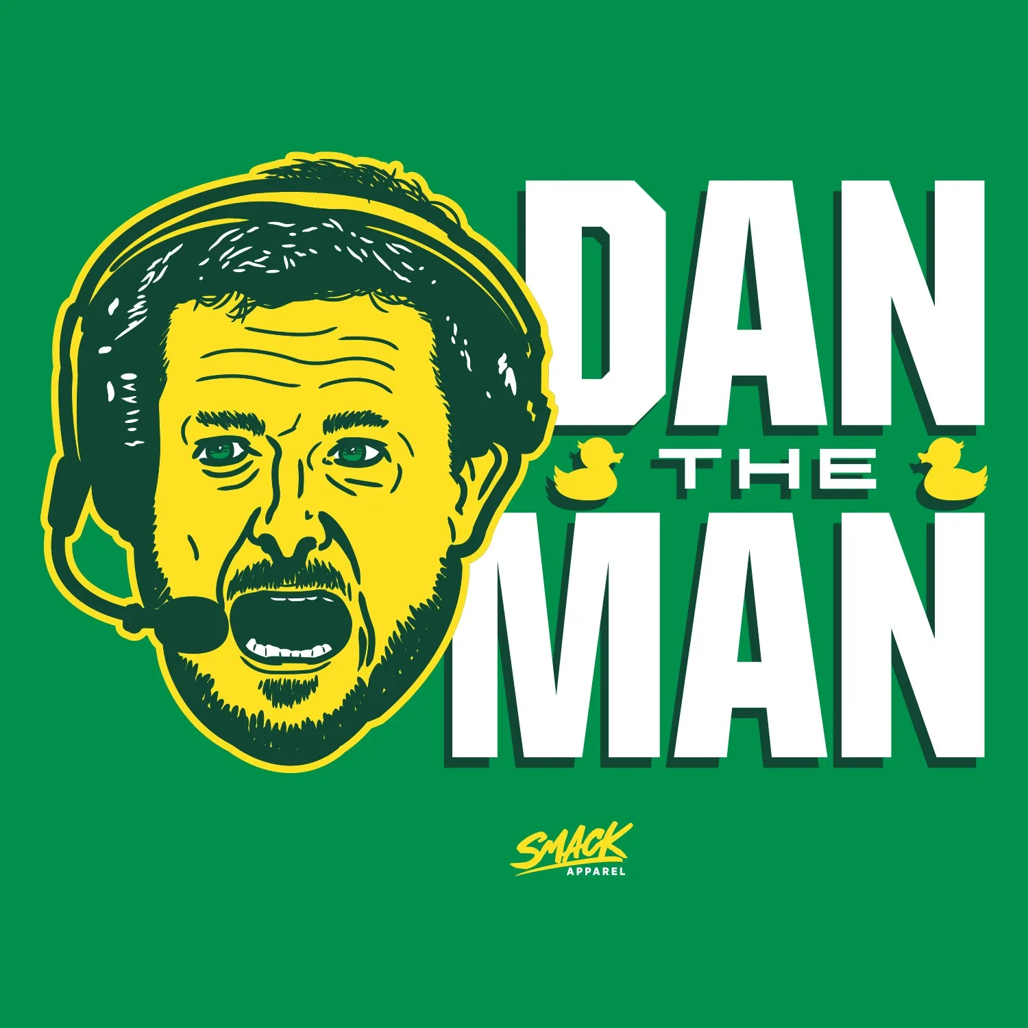 Dan The Man T-Shirt for Oregon College Fans (SM-5XL)