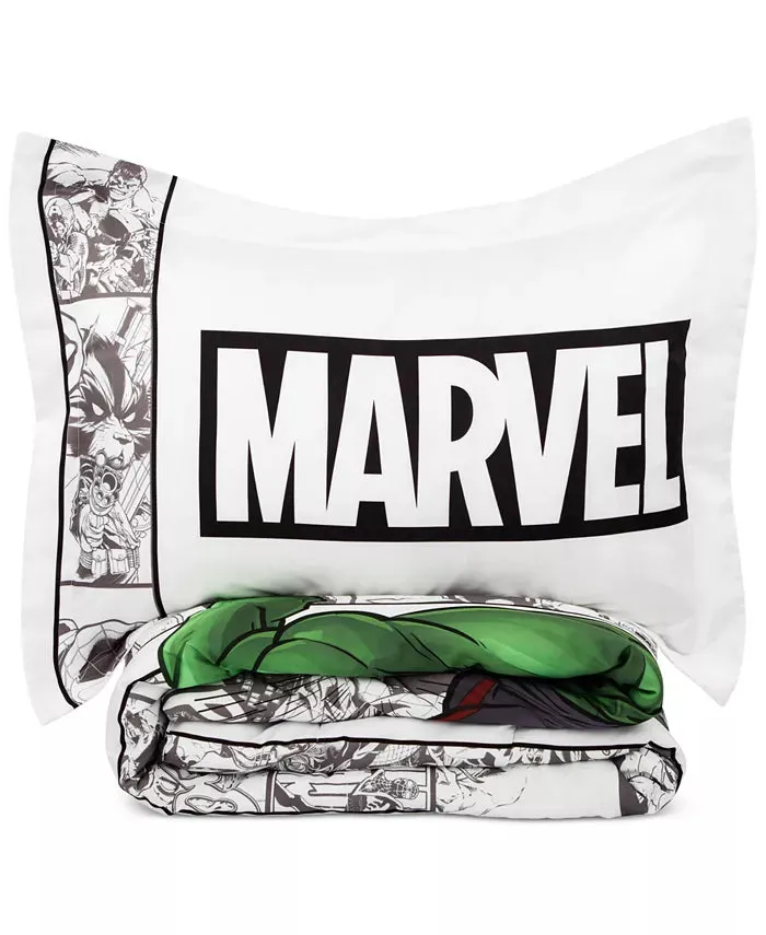 Disney Avengers Comic Punch 8-Pc. Full Comforter Set - Multi