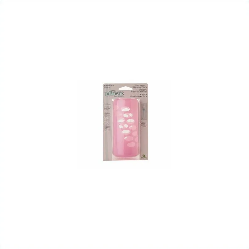 Dr. Brown's Glass Bottle Sleeve - 8 Oz Pink