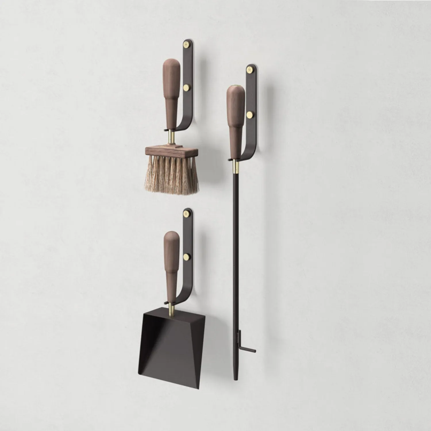 eldvarm | wall hook for fireplace tools | classique