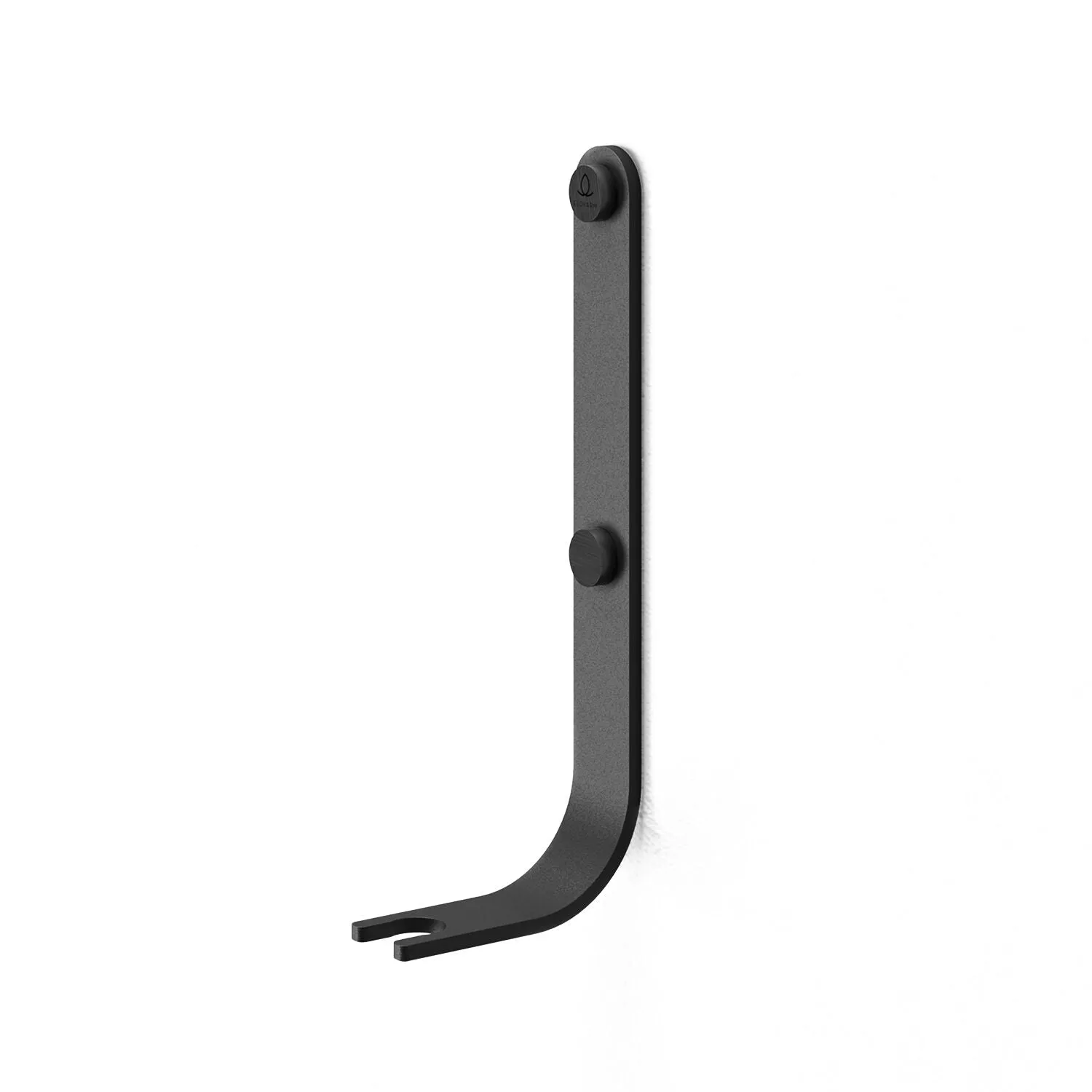 eldvarm | wall hook for fireplace tools | noir