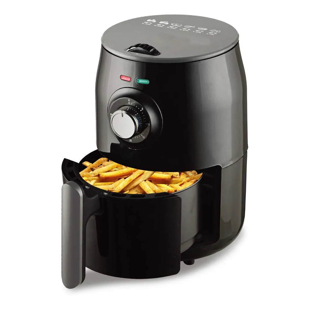 Electric Air Fryer Hot Air fryer Convection cooking Oil free Cooking Compact 1.8 litres