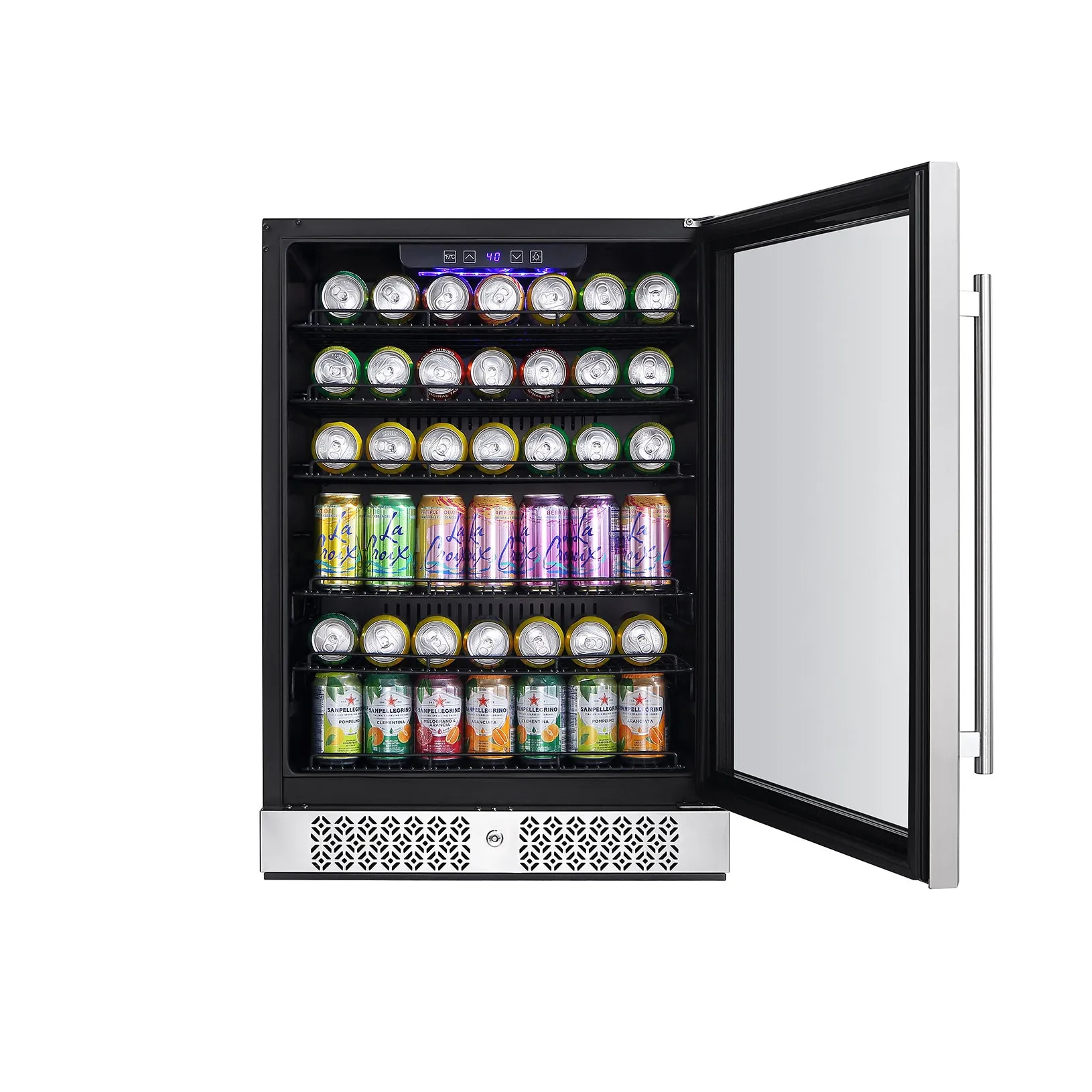 Empava BR02S 24 Inch Freestanding & Under Counter Beverage Fridge