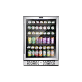 Empava BR02S 24 Inch Freestanding & Under Counter Beverage Fridge