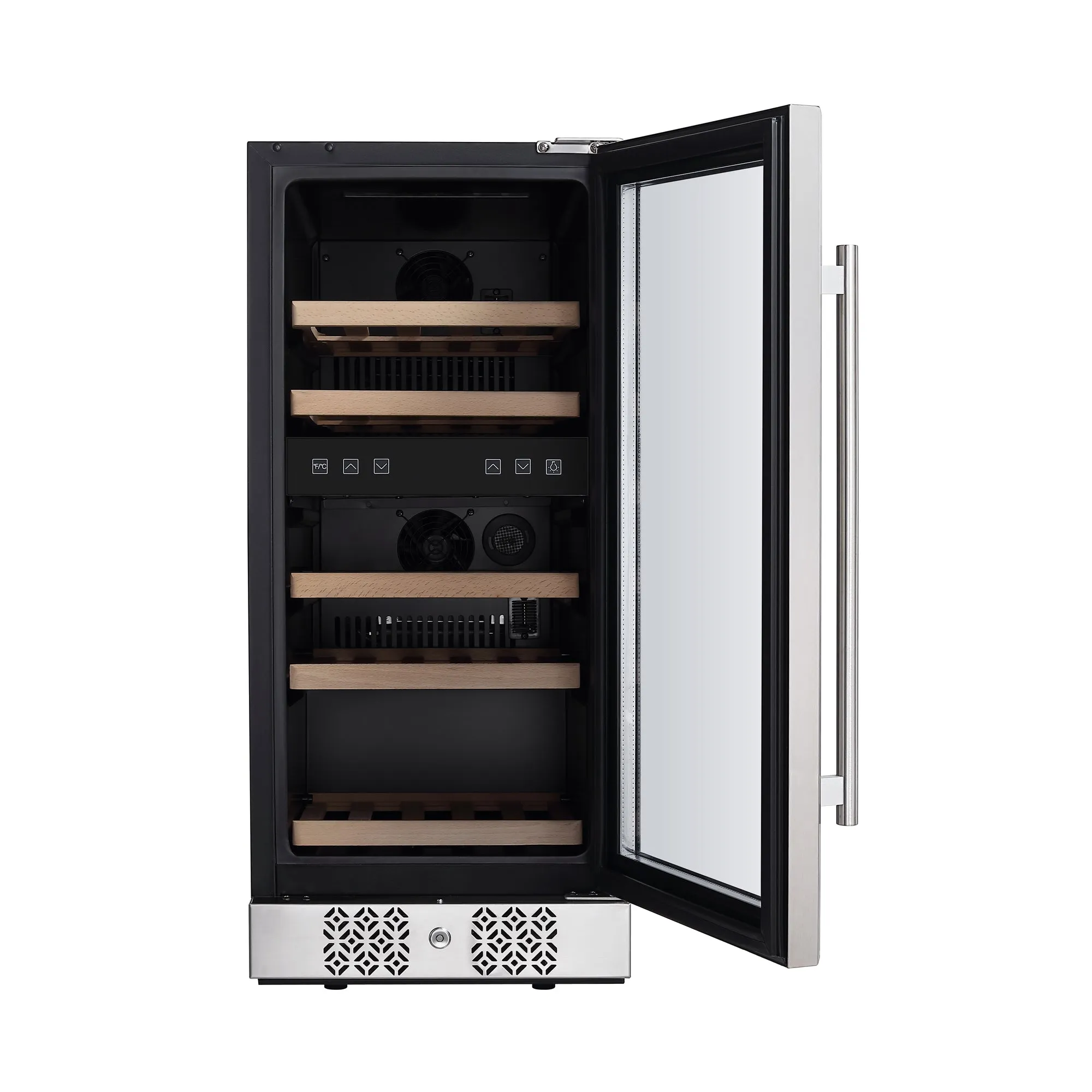 Empava WC02D 15 Inch Dual Zone Small  Wine Fridge