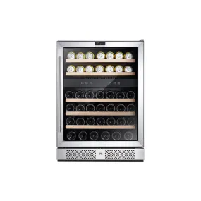 Empava WC04D 24 Inch Fridge Dual Zone Wine & Beverage Cooler