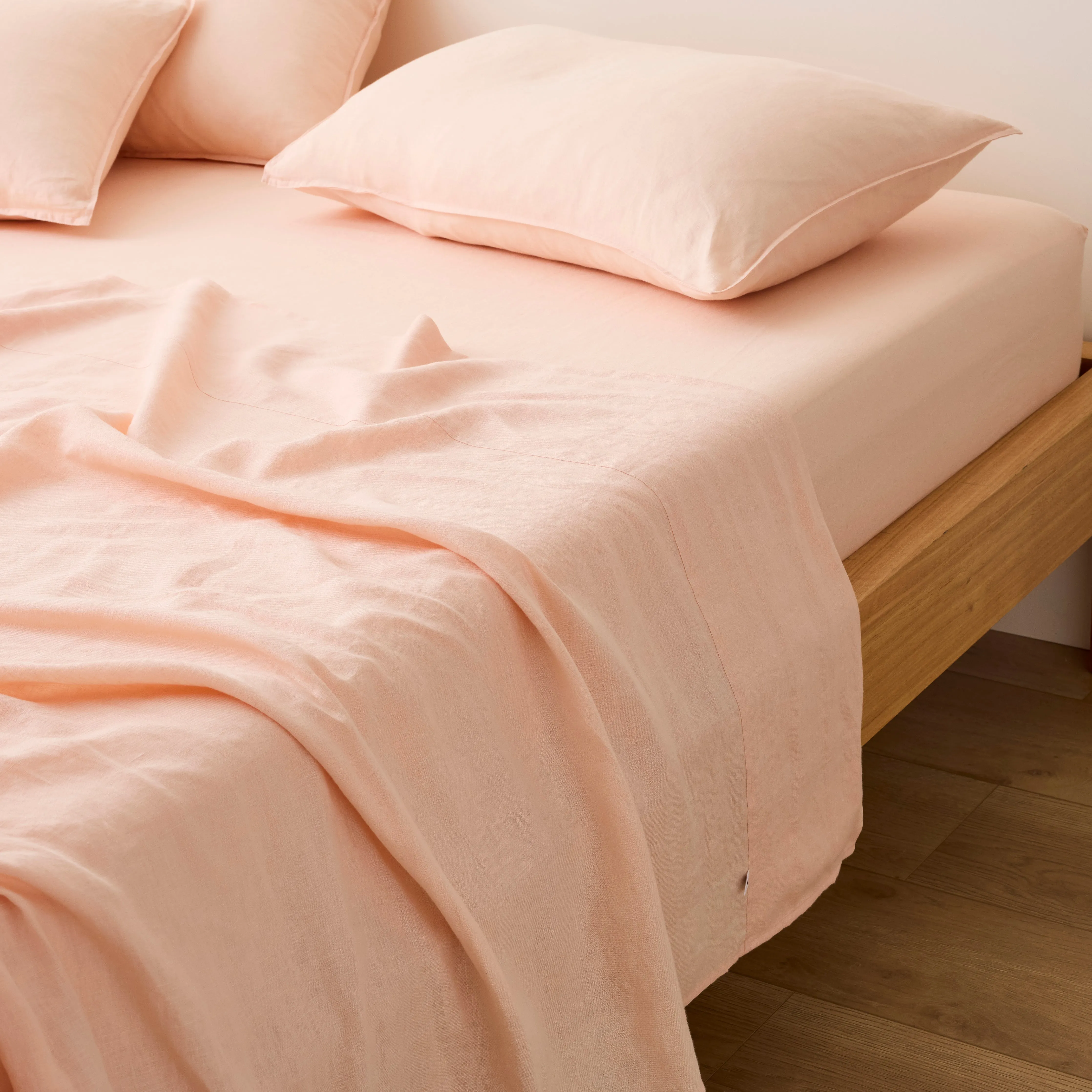 Eve Linen - Peach Flat Sheet