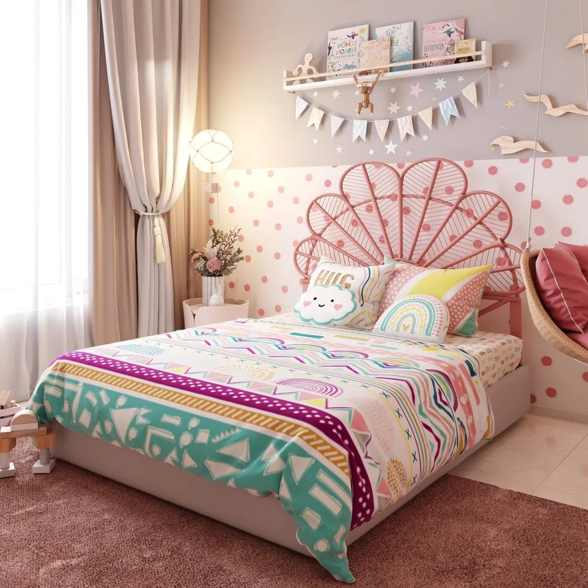 Fancy Fluff Kids Double Comforter- Boho Vibes