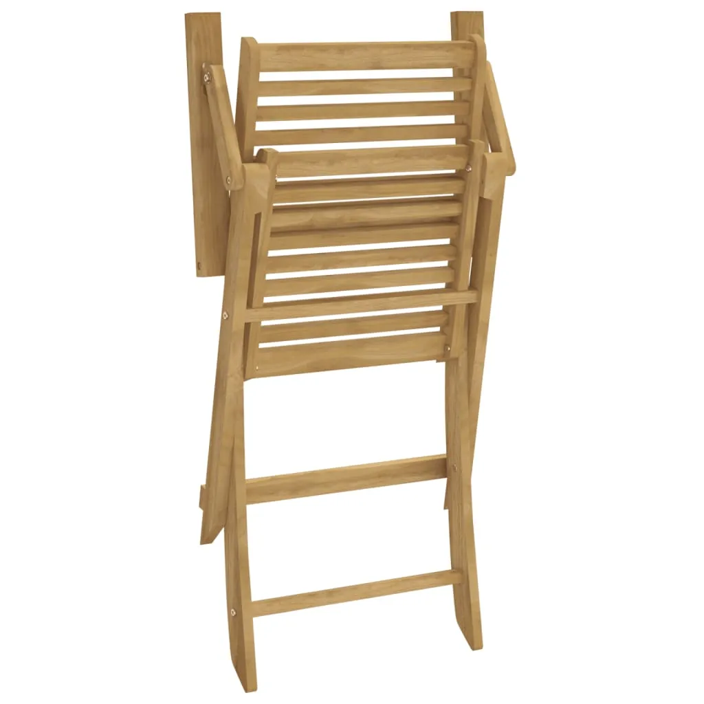 Folding Garden Chairs 2 pcs 54.5x61.5x86.5 cm Solid Wood Acacia